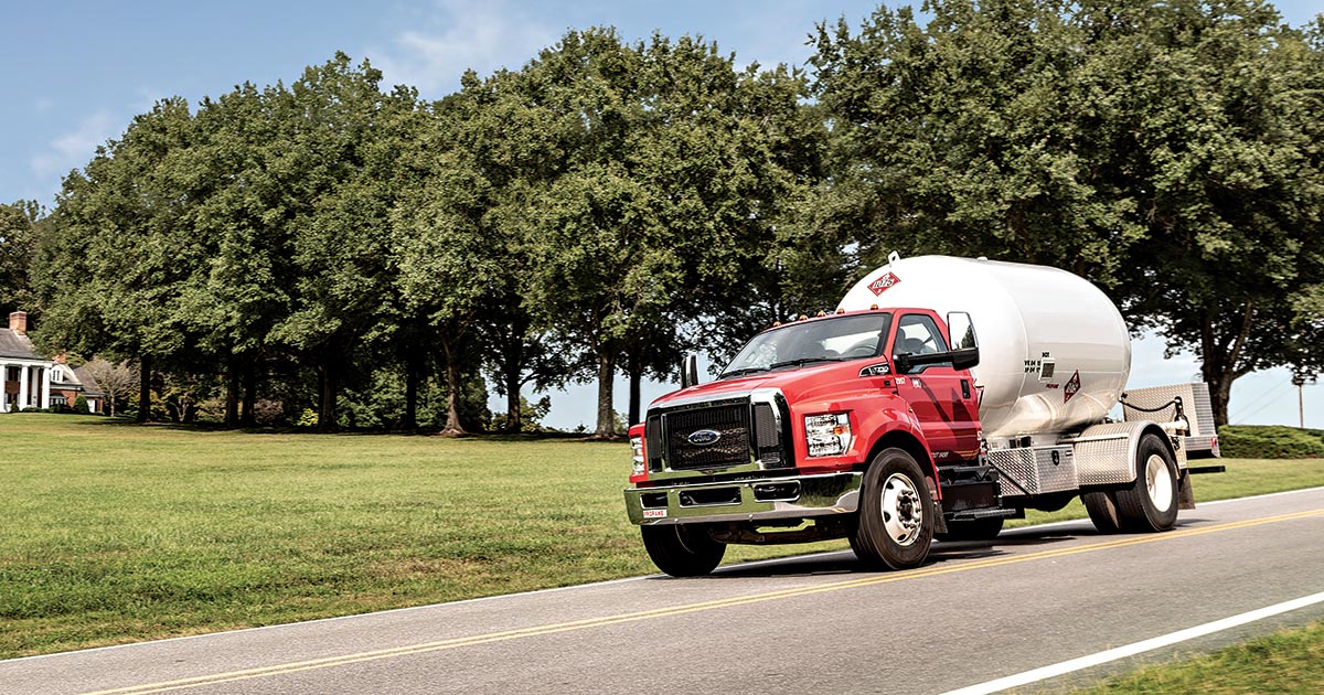 Propane Delivery Bobtail Truck from B.G Mellinger in Lancaster County, PA