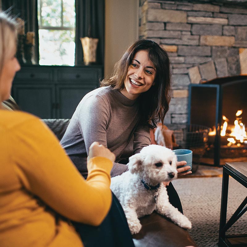 Propane Powered Fireplace in Lancaster County, PA